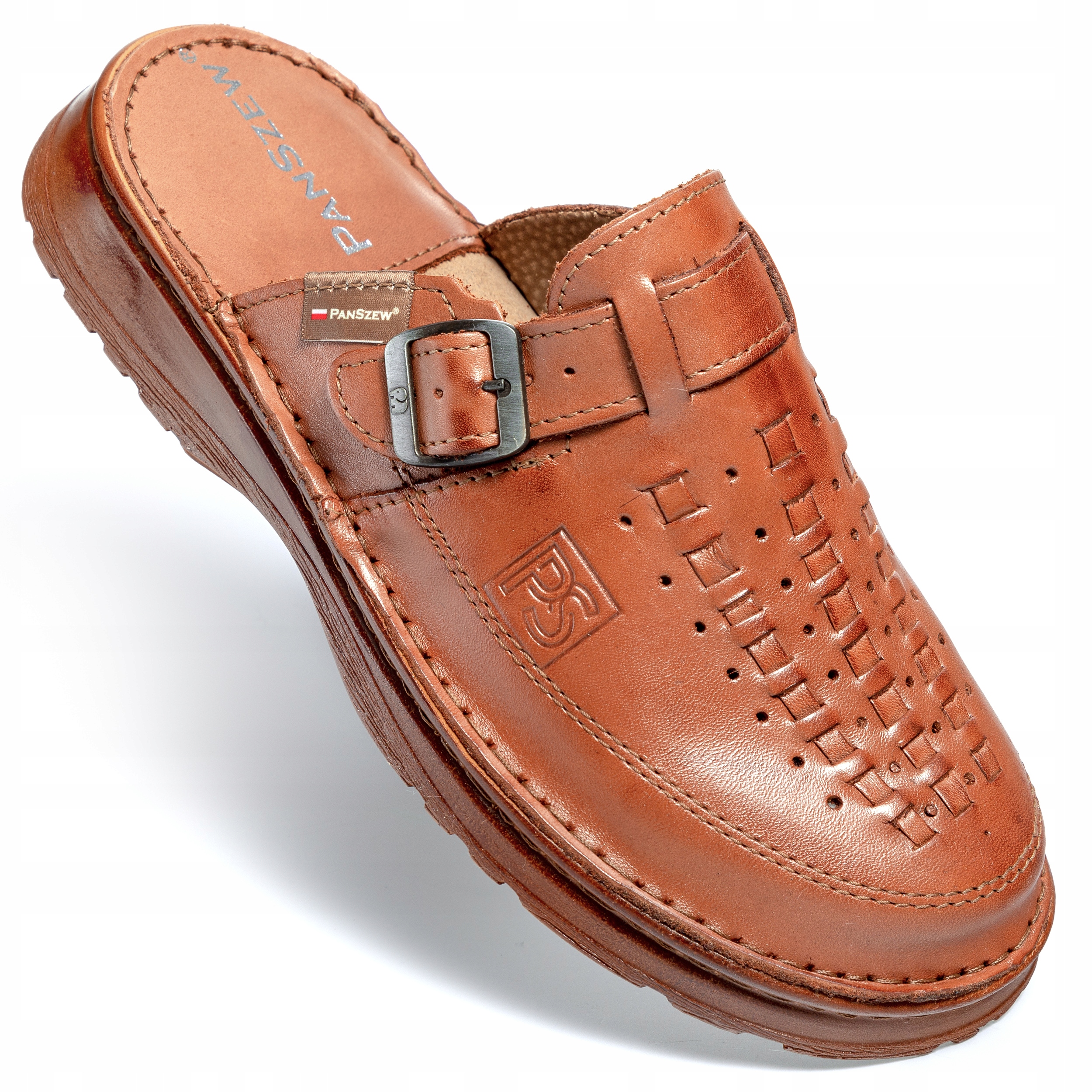 Pánské Pantofle Klasické boty z přírodní kůže 40-46 PanSzew