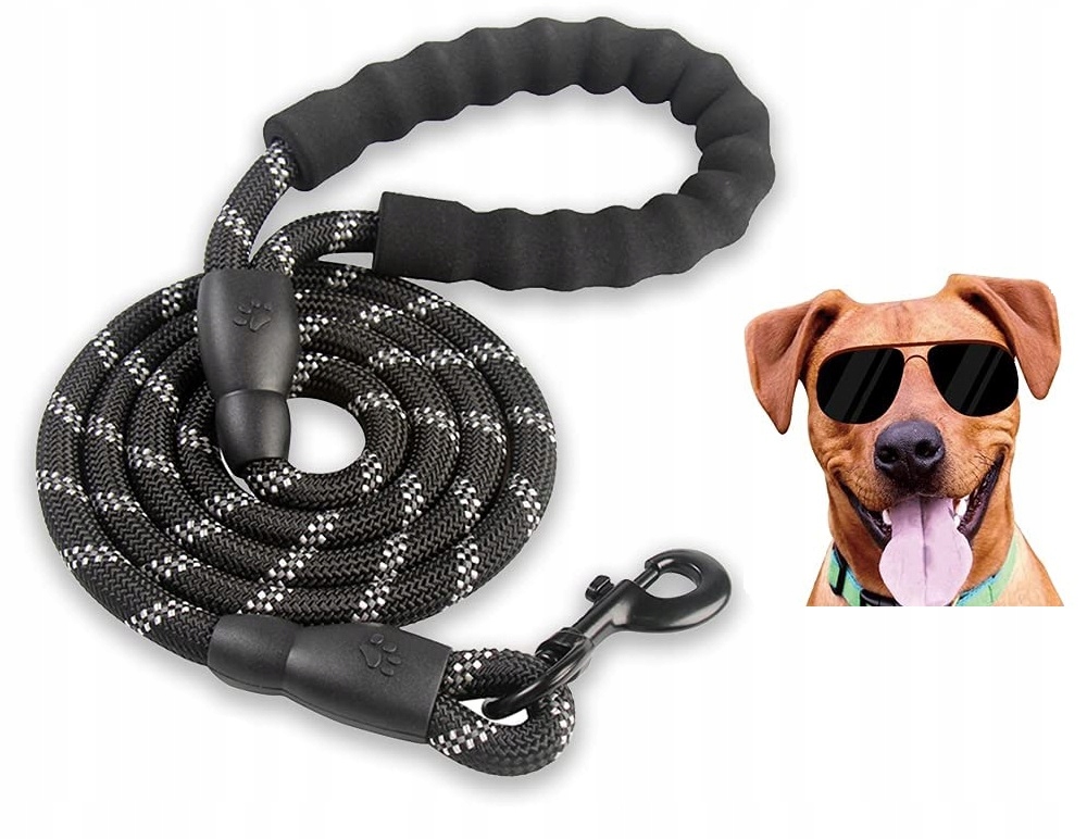 SMYCZ DLA PSA KOTA ODBLASKOWA MOCNA WYTRZYMAŁA 2M METRY