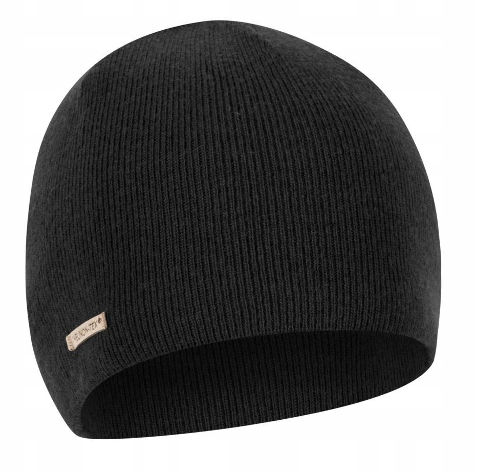 Helikon Urban Classic Beanie Czapka Zimowa 50% Wełna Merino Czarna Black