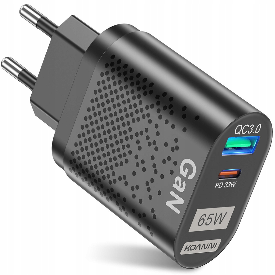 Quick Charge 3.0 Mocna Ładowarka Sieciowa Usb Qc Pd 65W GaN