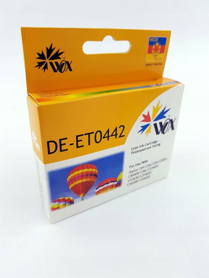 Tusz Wox Cyan Epson T0442 zamiennik C13T04424010
