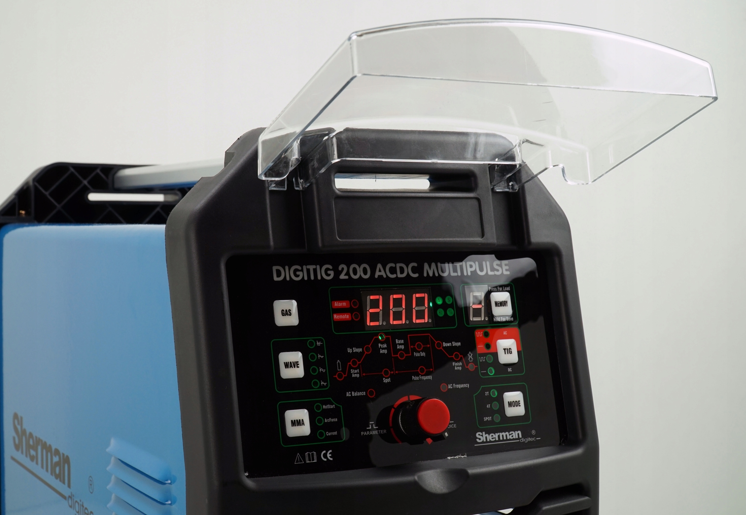 Spawarka Sherman TIG 200 Multi Puls 230v AC DC Metody spawania MMA TIG