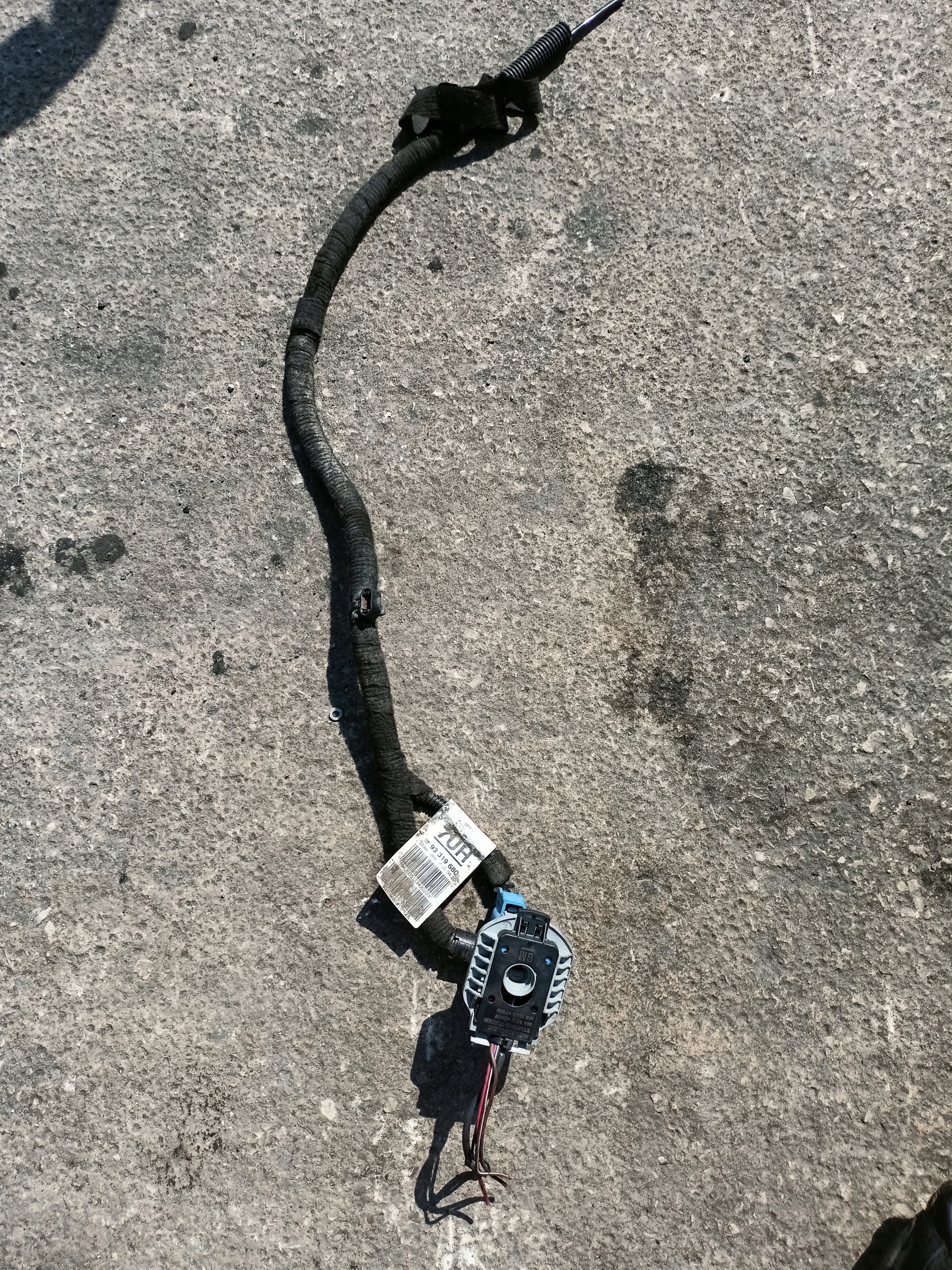 bundle ABS rear part rear OPEL MERIVA A 93319680