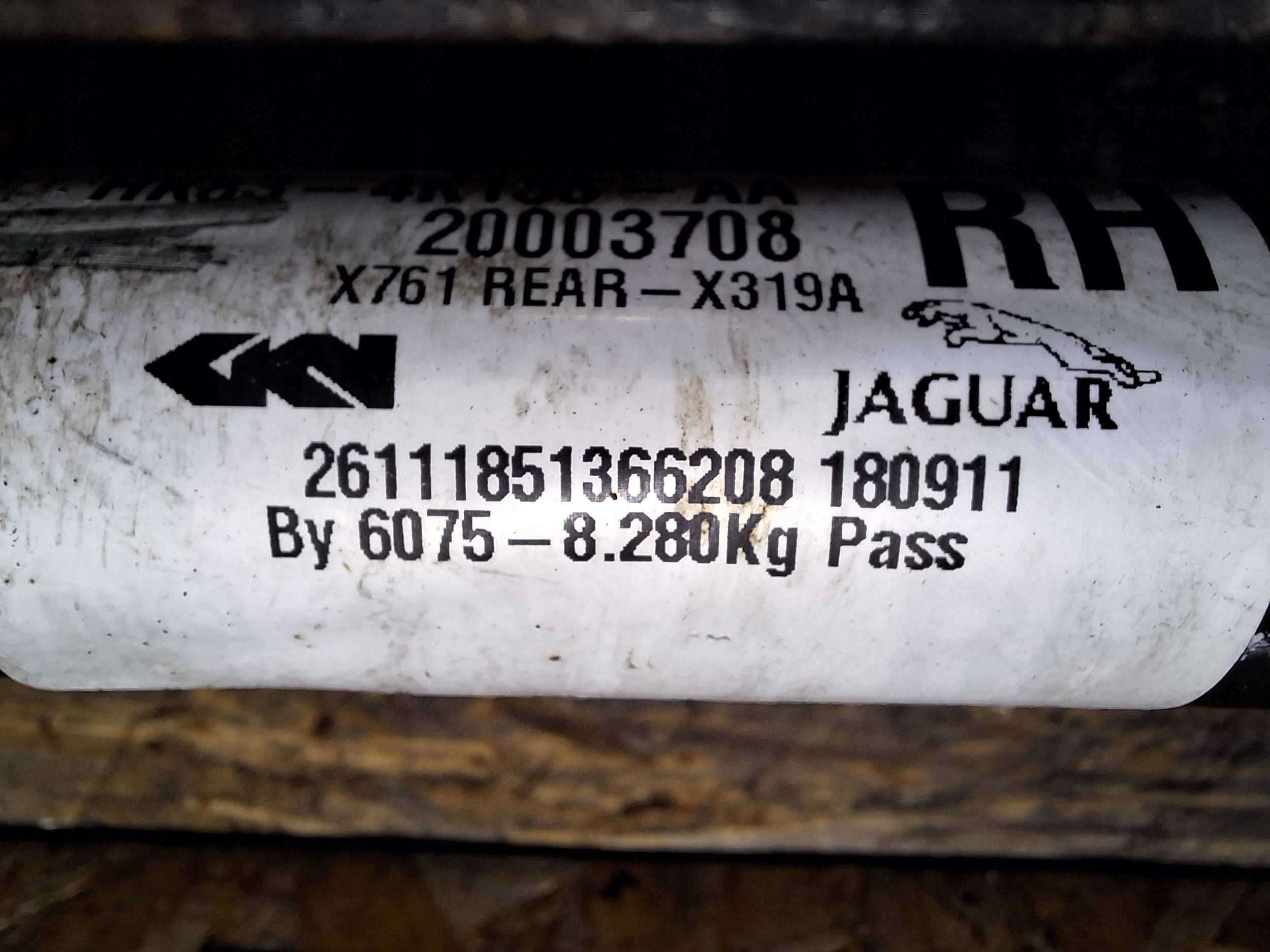 semi-axis right rear part JAGUAR F-PACE VELAR HK83-4K138-AA