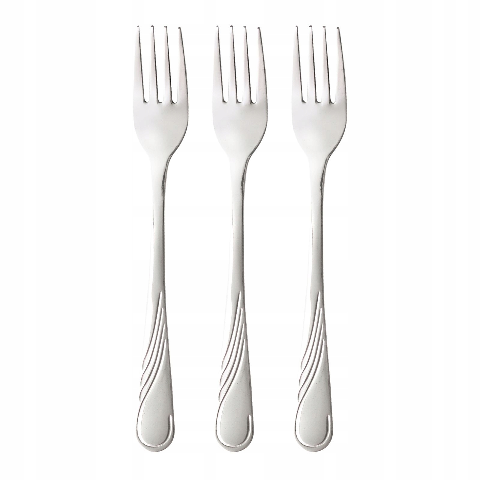 WIDELCE KOMPLET WIDELCÓW STOŁOWYCH WIDELEC 3 szt AMBITION NAPOLI ZESTAW