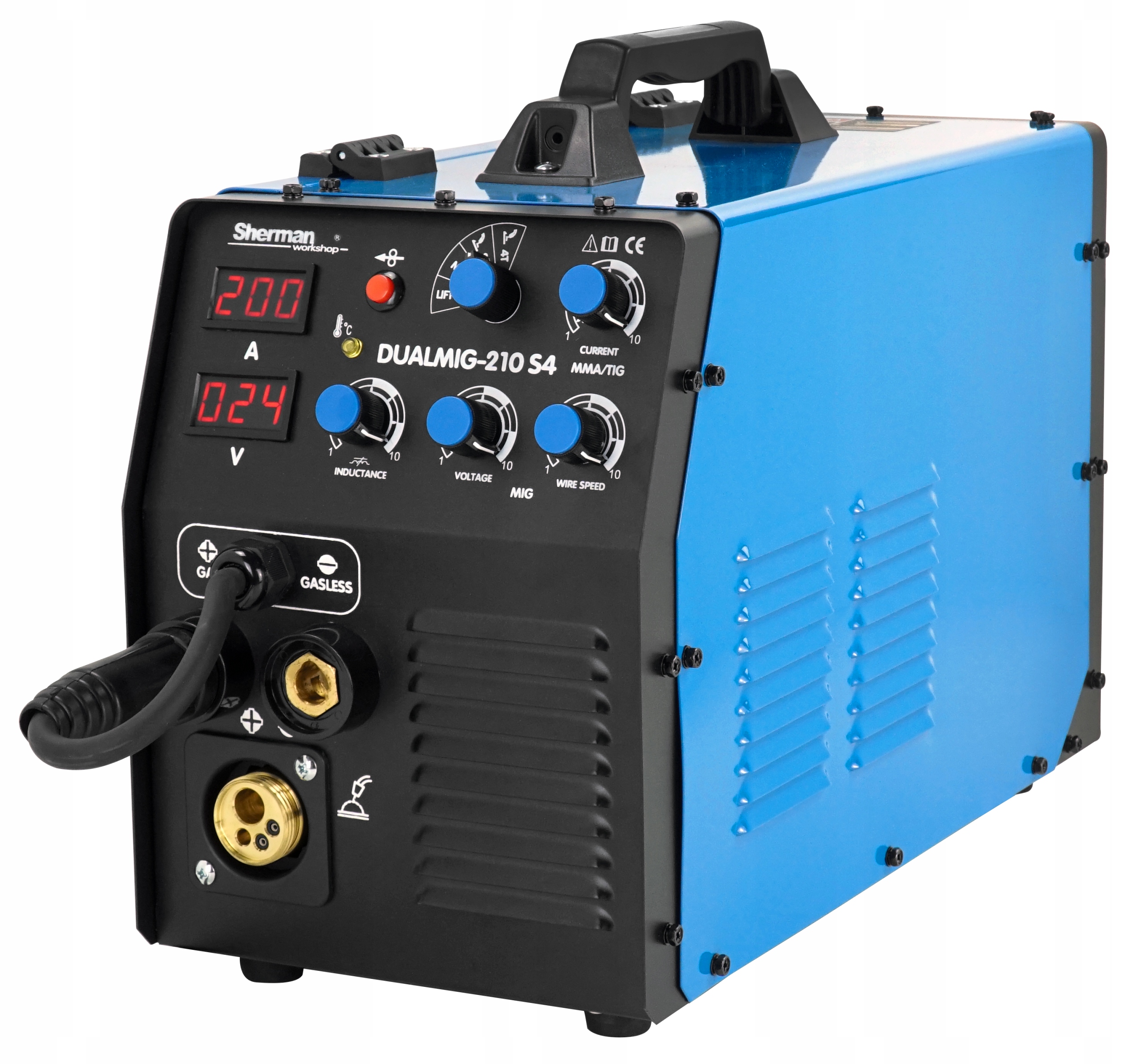 Spawarka MIGOMAT 3w1 Sherman MIG 200 MMA MAG Metody spawania MIG/MAG MMA TIG