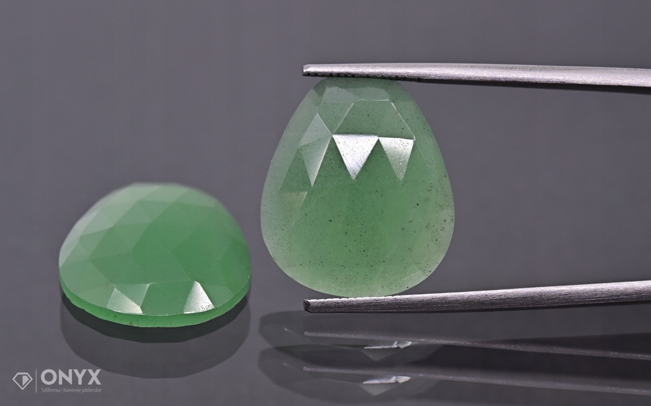 Serpentinit fasetovaná rozeta Para nepravidelná 18