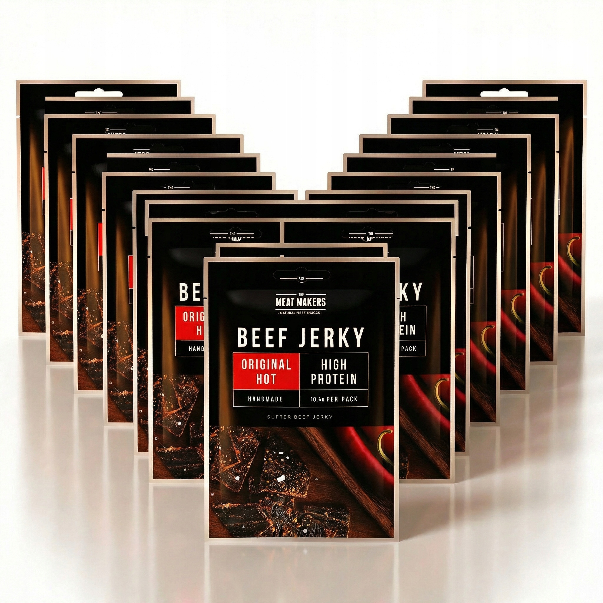 Levně Sušené hovězí maso The Meat Makers 15x25 g