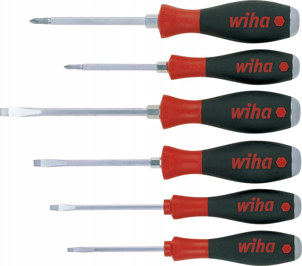 Sada šroubováků na šroubováky ploché/PH 6-dílná SoftFinish Wiha