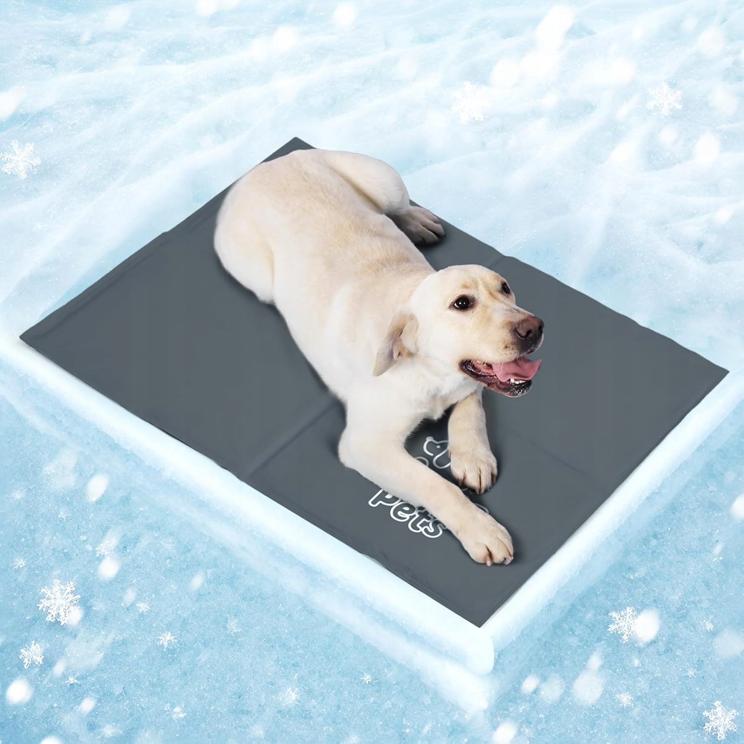 Chladící podložka Mora Pets pro psy a kočky, šedá, XL