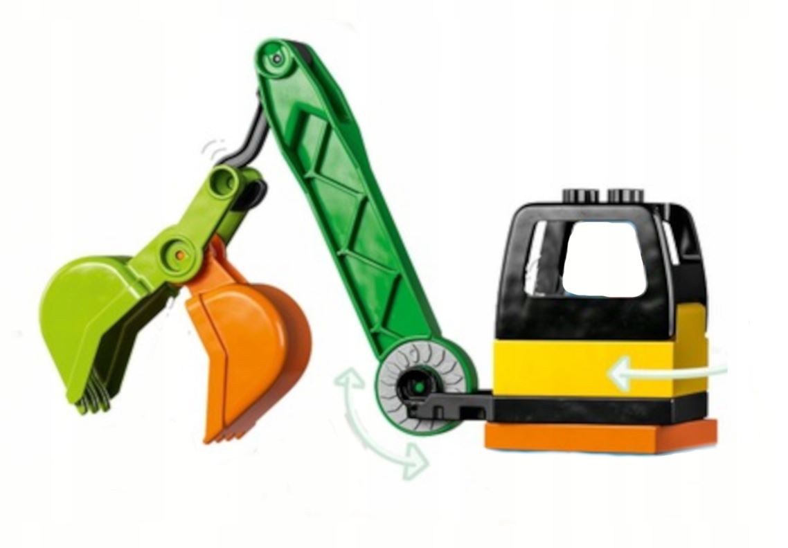 

Lego Duplo Dźwig Żuraw Obrotowy z Chwytakiem