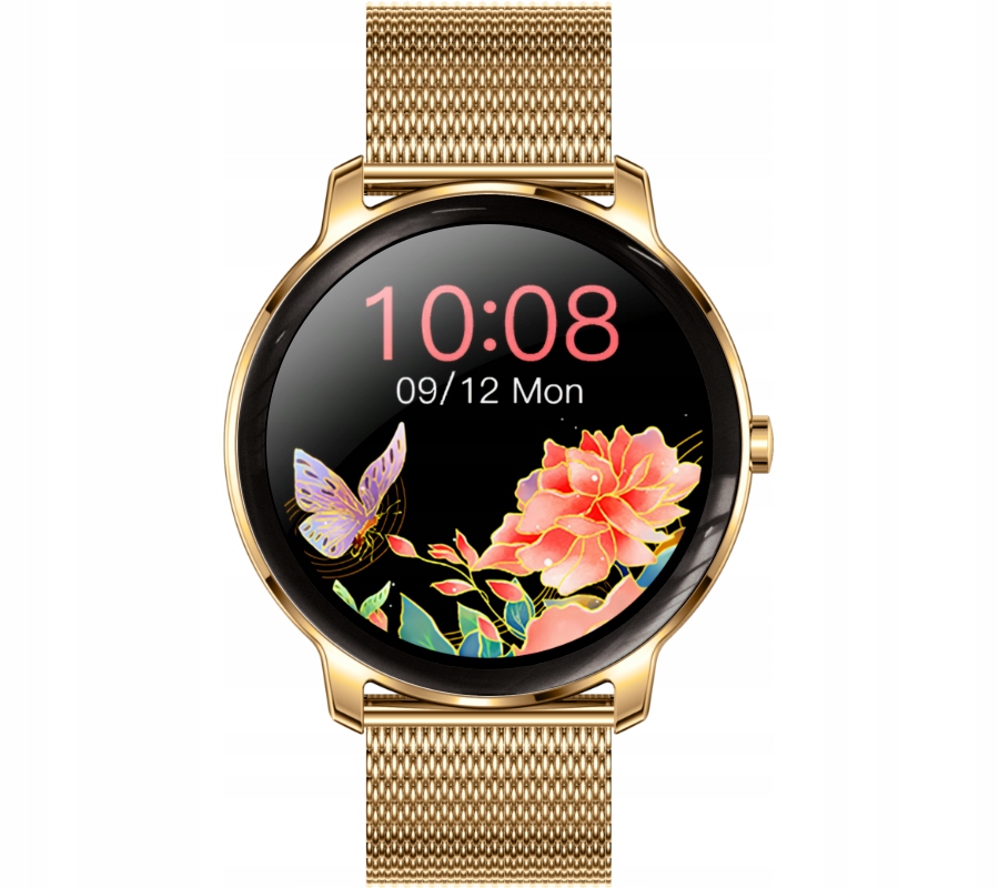 SMARTWATCH DAMSKI zegarek KROKI CIŚNIENIE MENU PL Złącza USB typ A