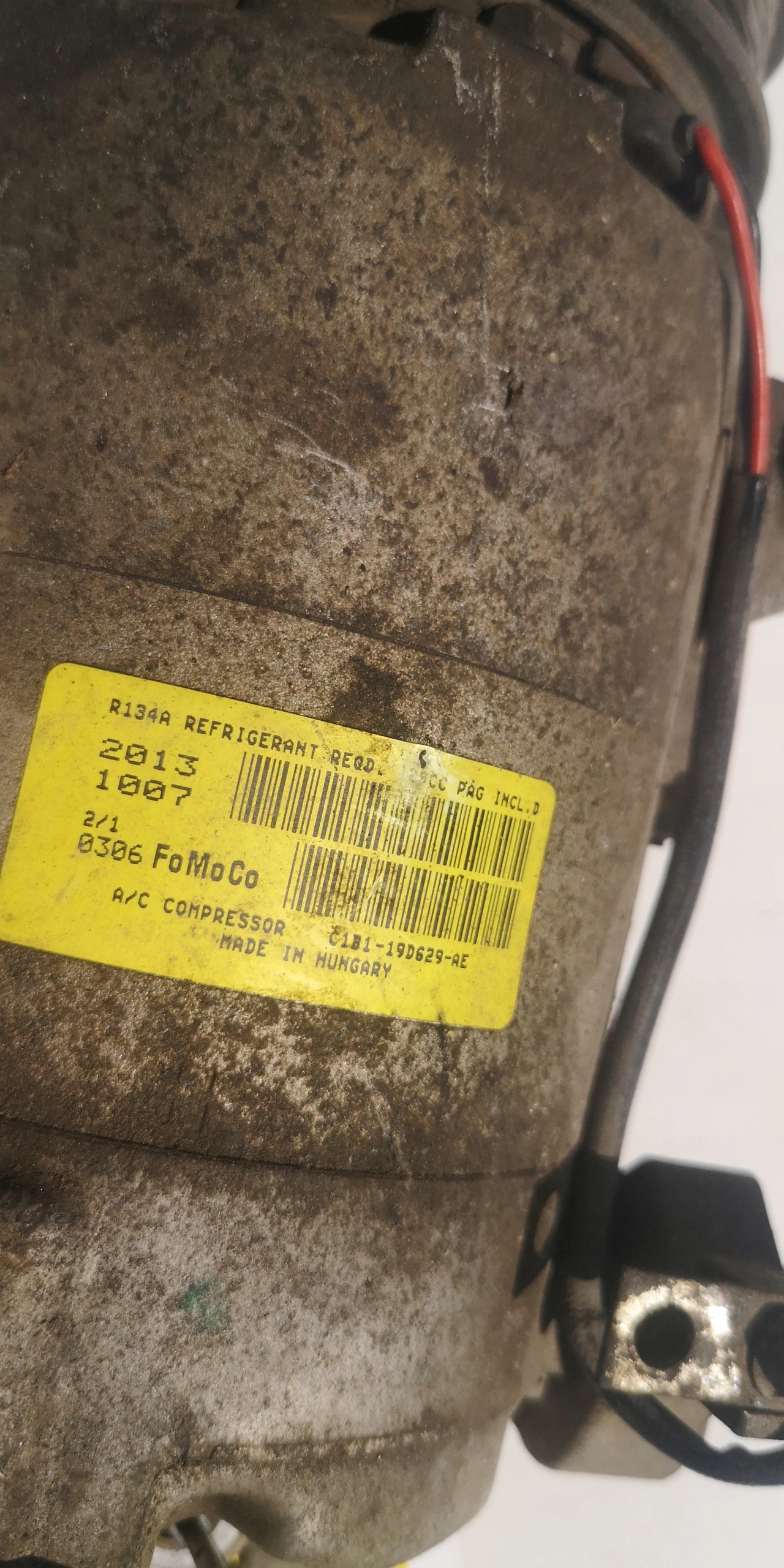 FORD FIESTA MK7 1.0 C1B1-19D629-AE compressor; KLIMA