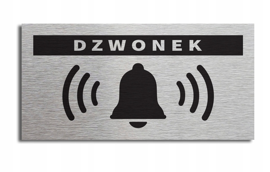 

Tabliczka Dzwonek 10x5 cm