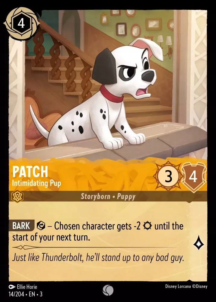Patch Intimidating Pup 3INK #014