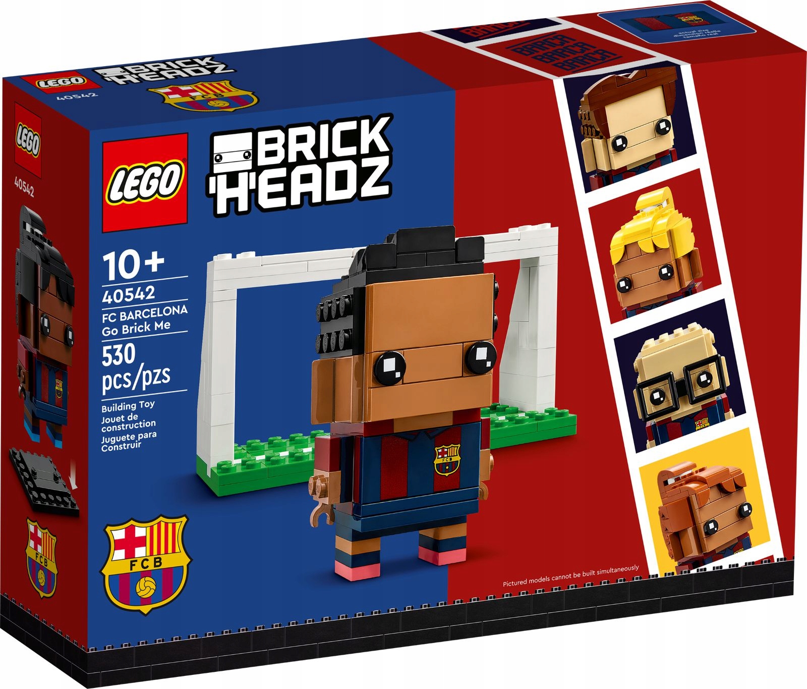 LEGO 40542 BrickHeadz - Portret - FC Barcelona
