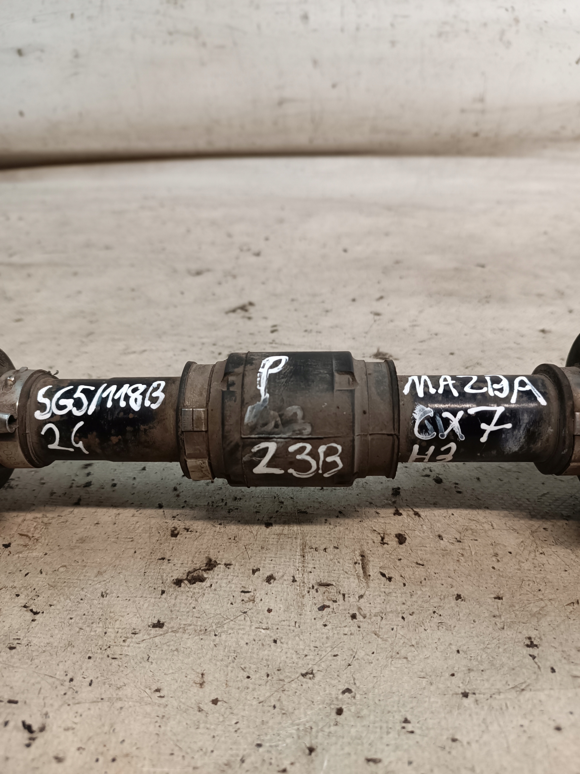MAZDA CX7 2.3T semi-axis right front MANUAL
