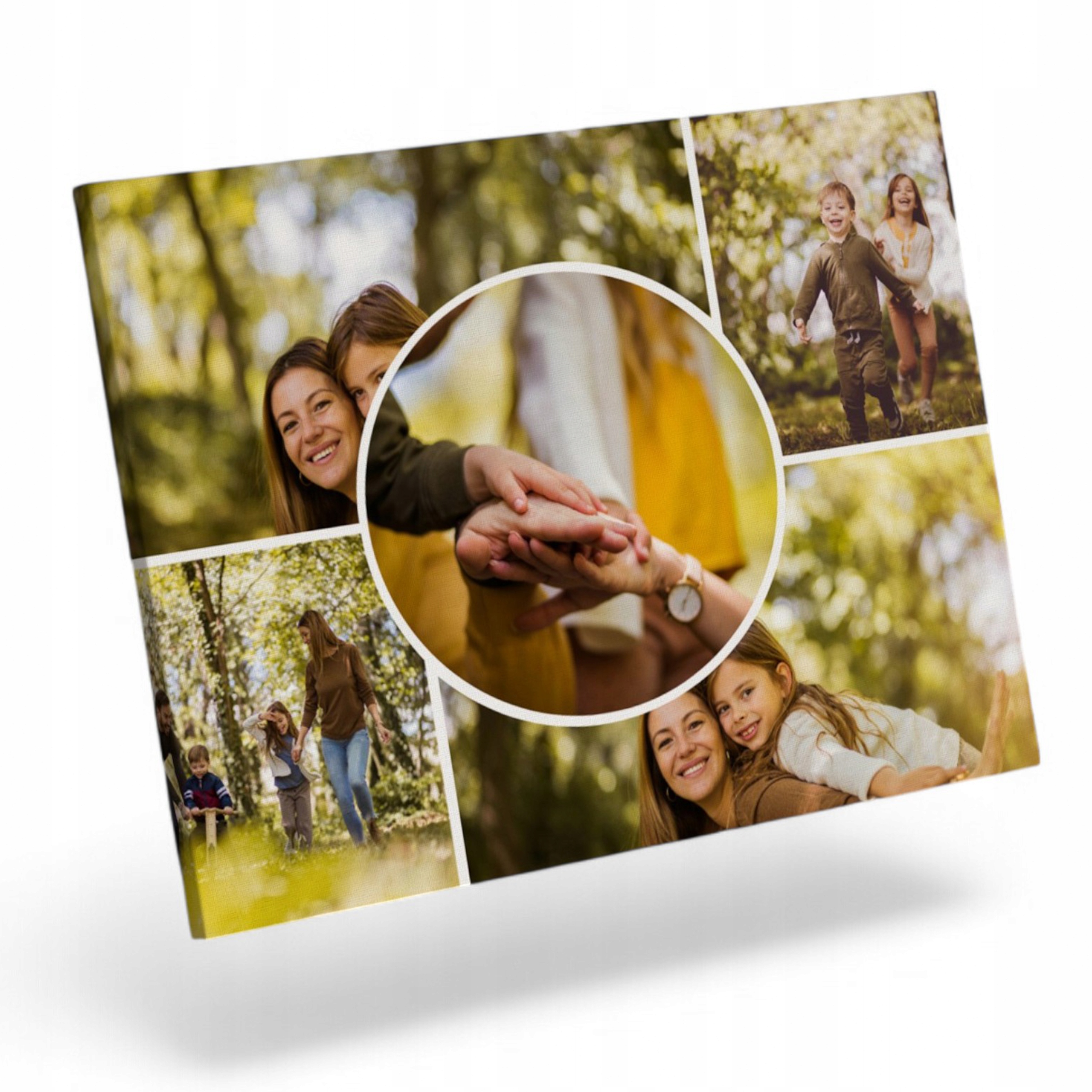 FOTO-obraz na plátně Vaše fotografie 70x50 Koláže Kreator Vzory Z 5 Fotografií