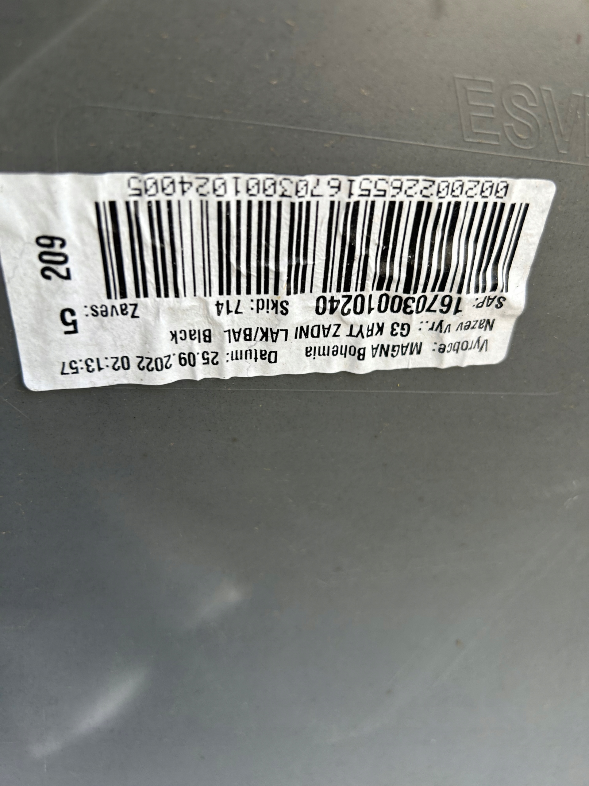 Toyota Aygo X 22- Stoßstange heck hinten