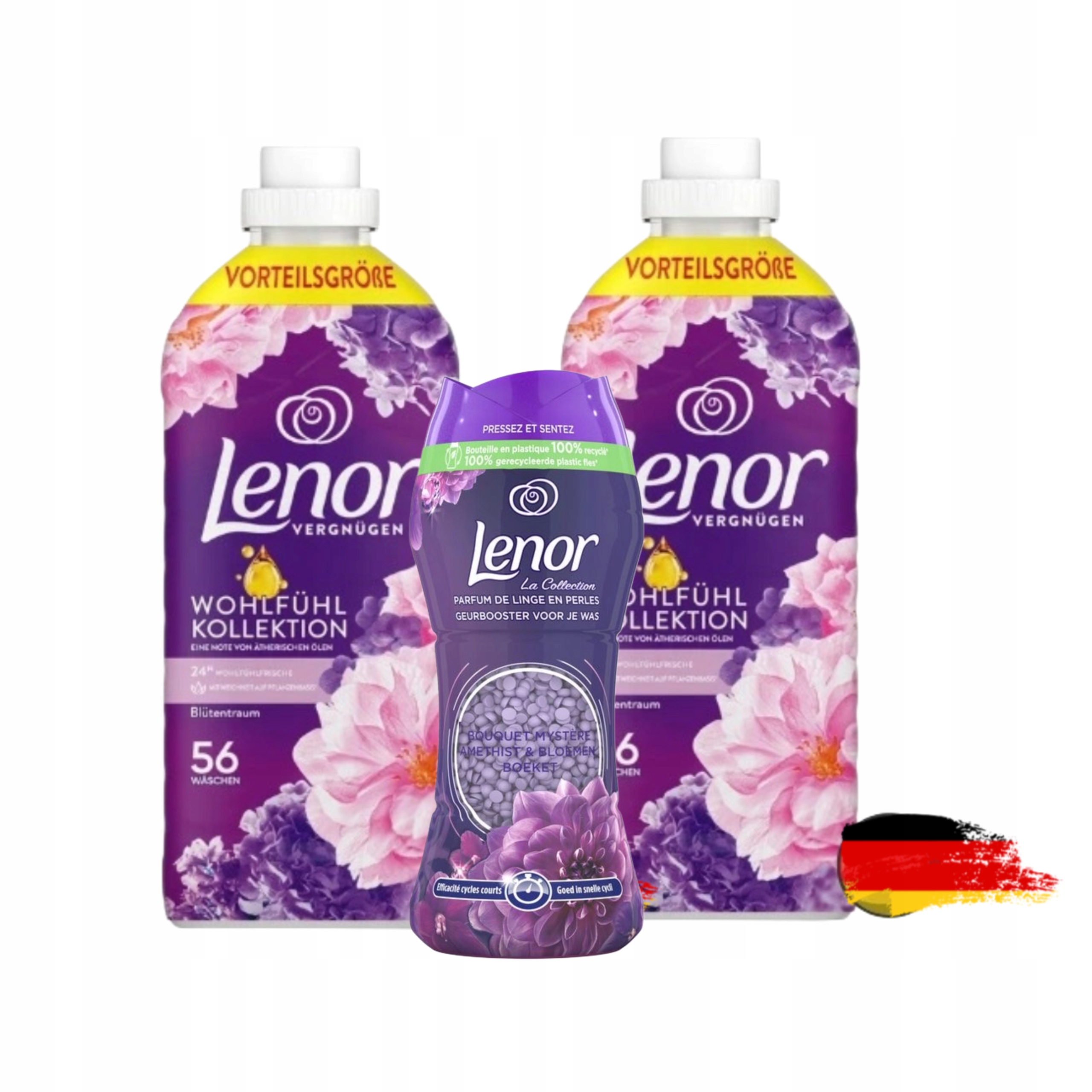 Levně Lenor Sada tekutá aviváž 1,4 L a perličky 210g Amethyst z Německa