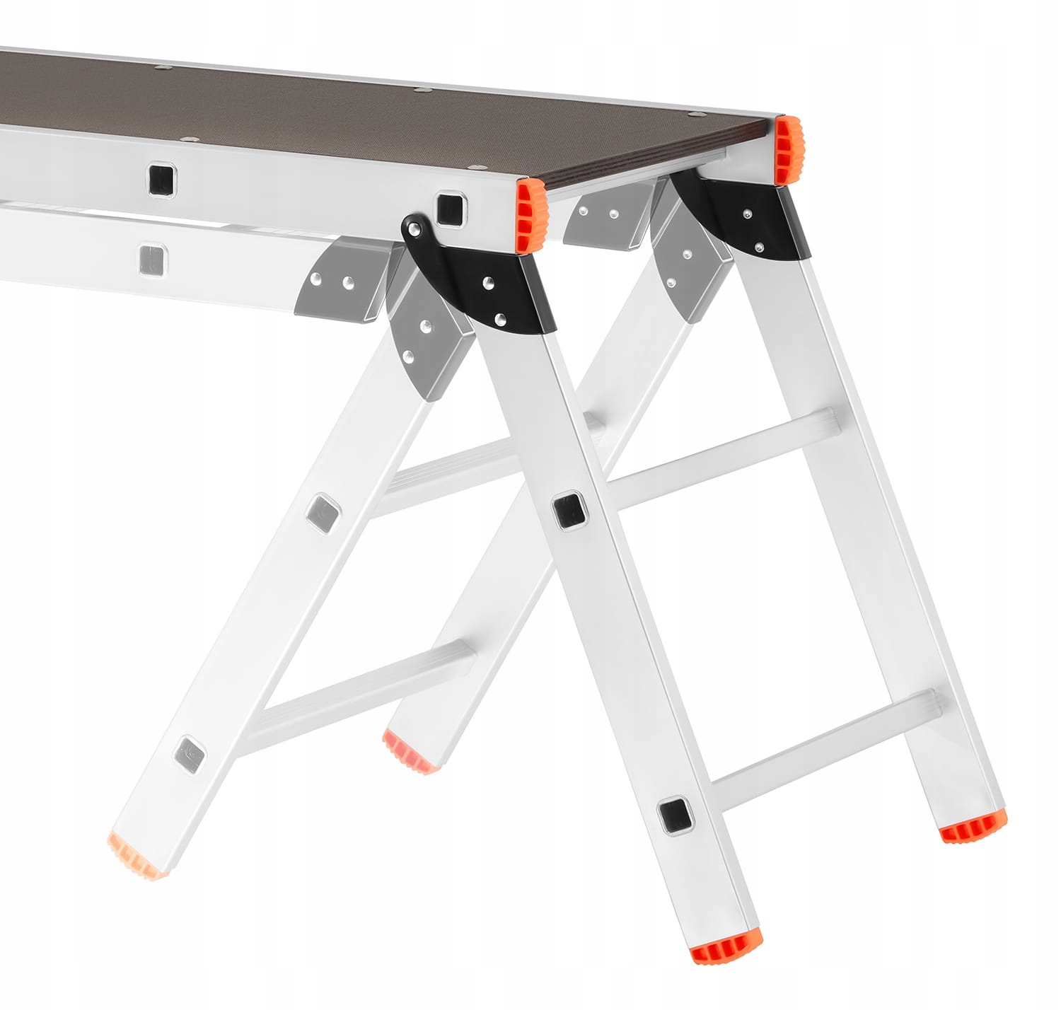 Podest roboczy aluminiowy składany platforma składana HIGHER 2,60m Liczba szczebli 2