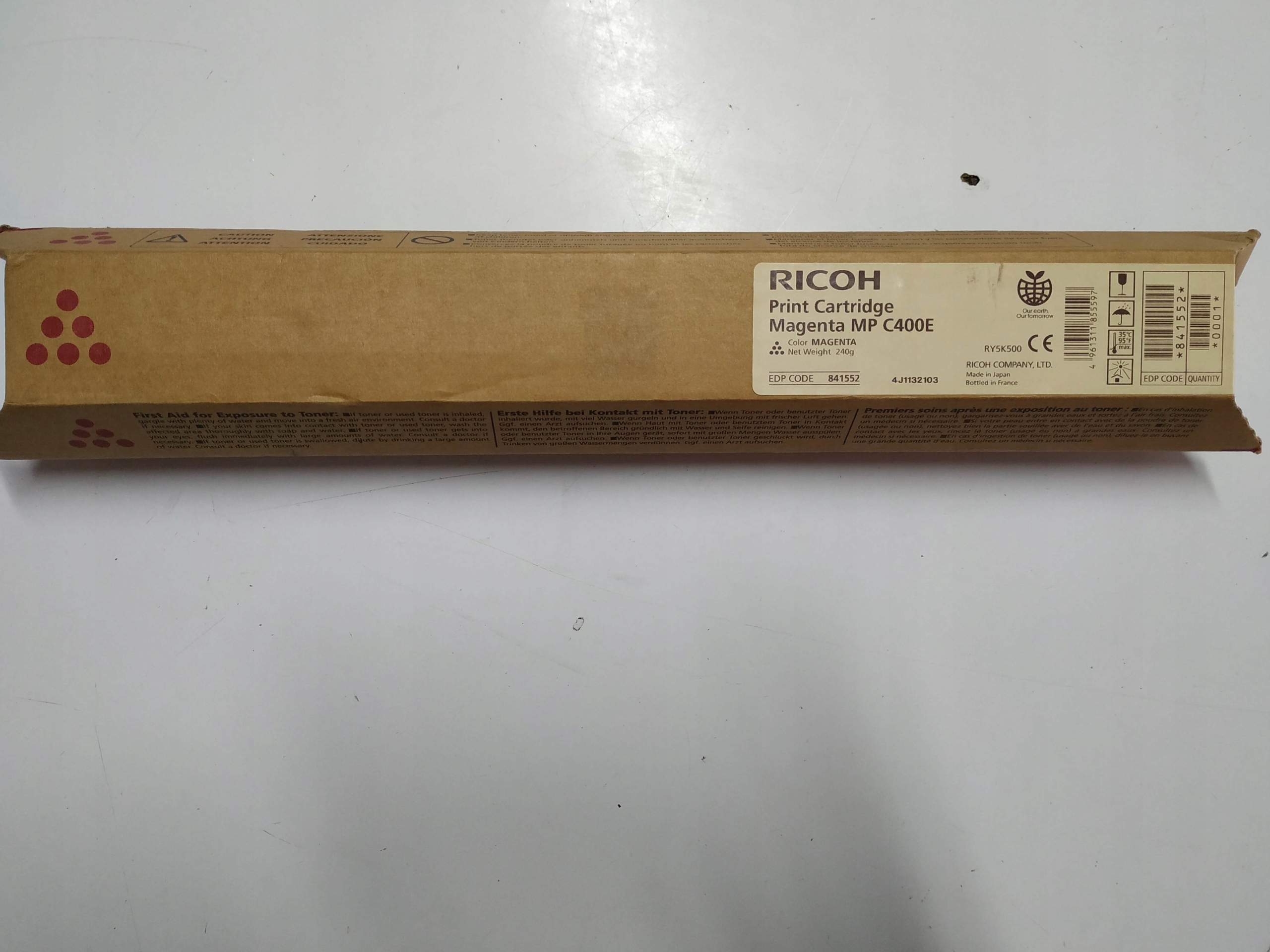 Ricoh Mp C400E Toner Magenta 841552 Orig Akce