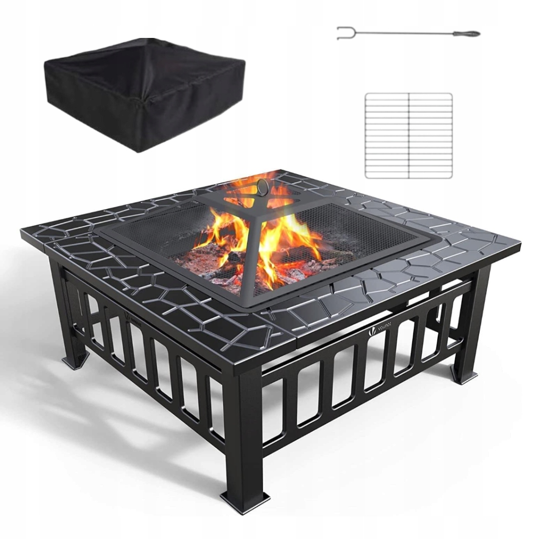 

Palenisko Ogrodowe Do Ogniska Grill Ruszt 80 cm