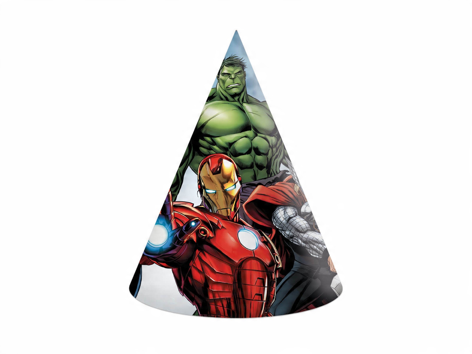 

Czapeczki urodzinowe Avengers 6 szt