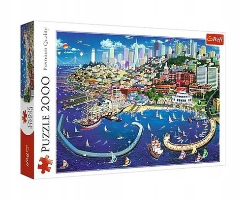 Trefl puzzle 2000 Zatoka San Francisco Kd-Zdjęcie-0