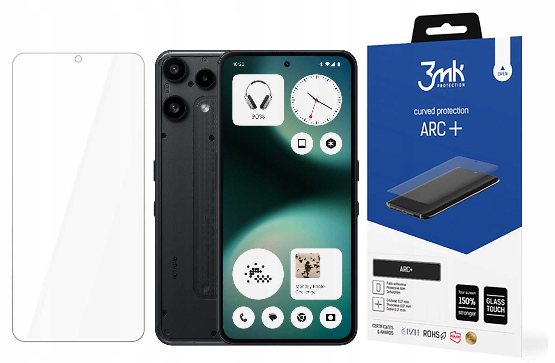 3mk Fólie Arc+ 3MK pro Nothing Phone 3a Lite Fólie Fullscreen