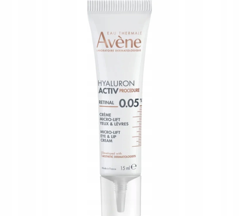 Avene Hyaluron Activ Procedure Mikro-Liftingujący k/oczy i usta0.05%Retinal