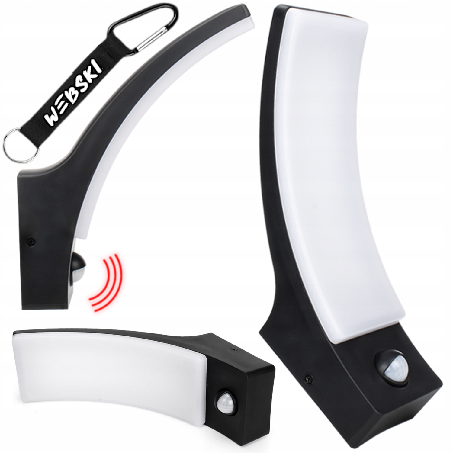 Venkovní Led nástěnné svítidlo IP65 Fasádní lampa Snímač pohybu soumraku