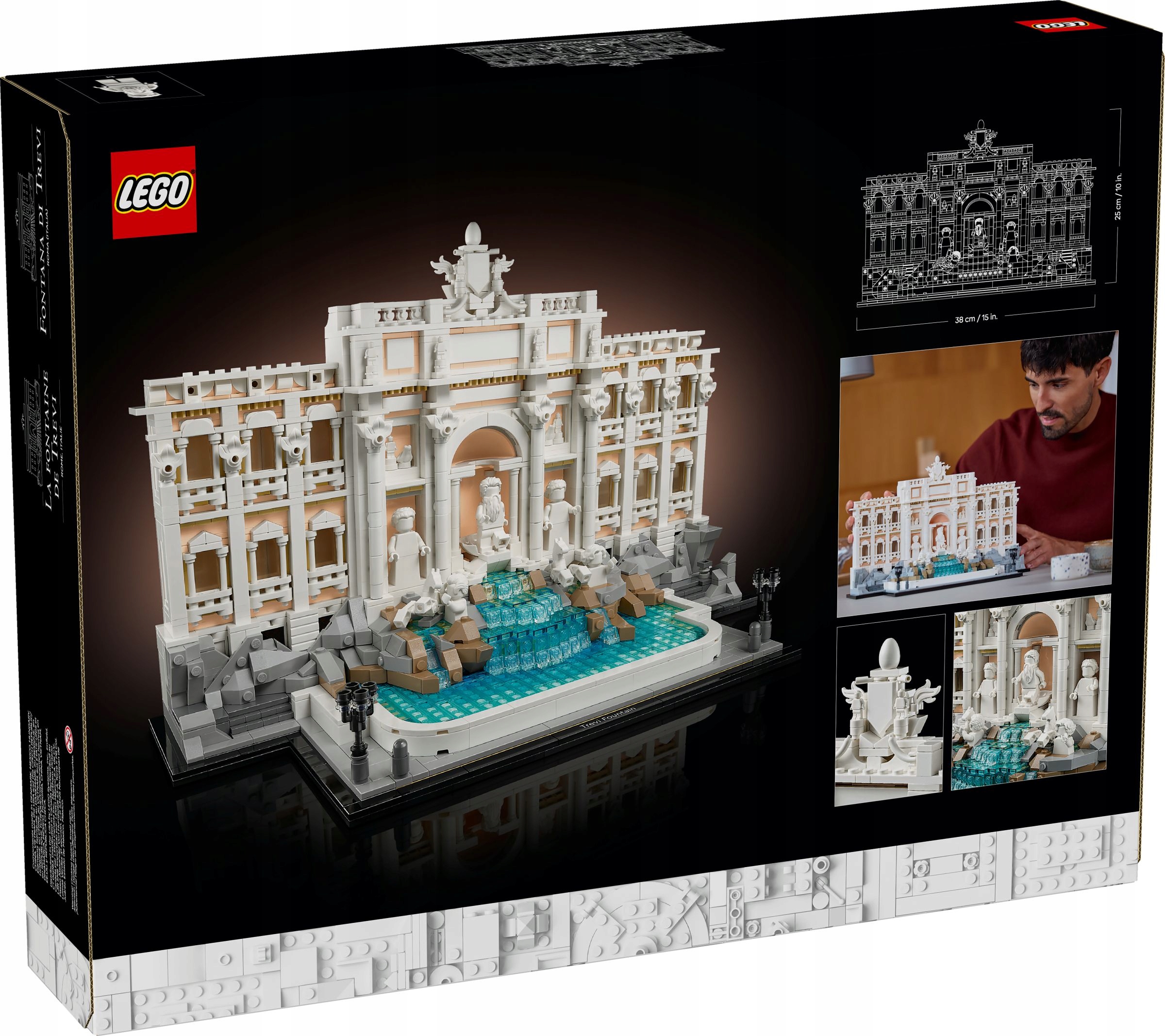 Lego Architecture 21062 Fontána di Trevi Nové