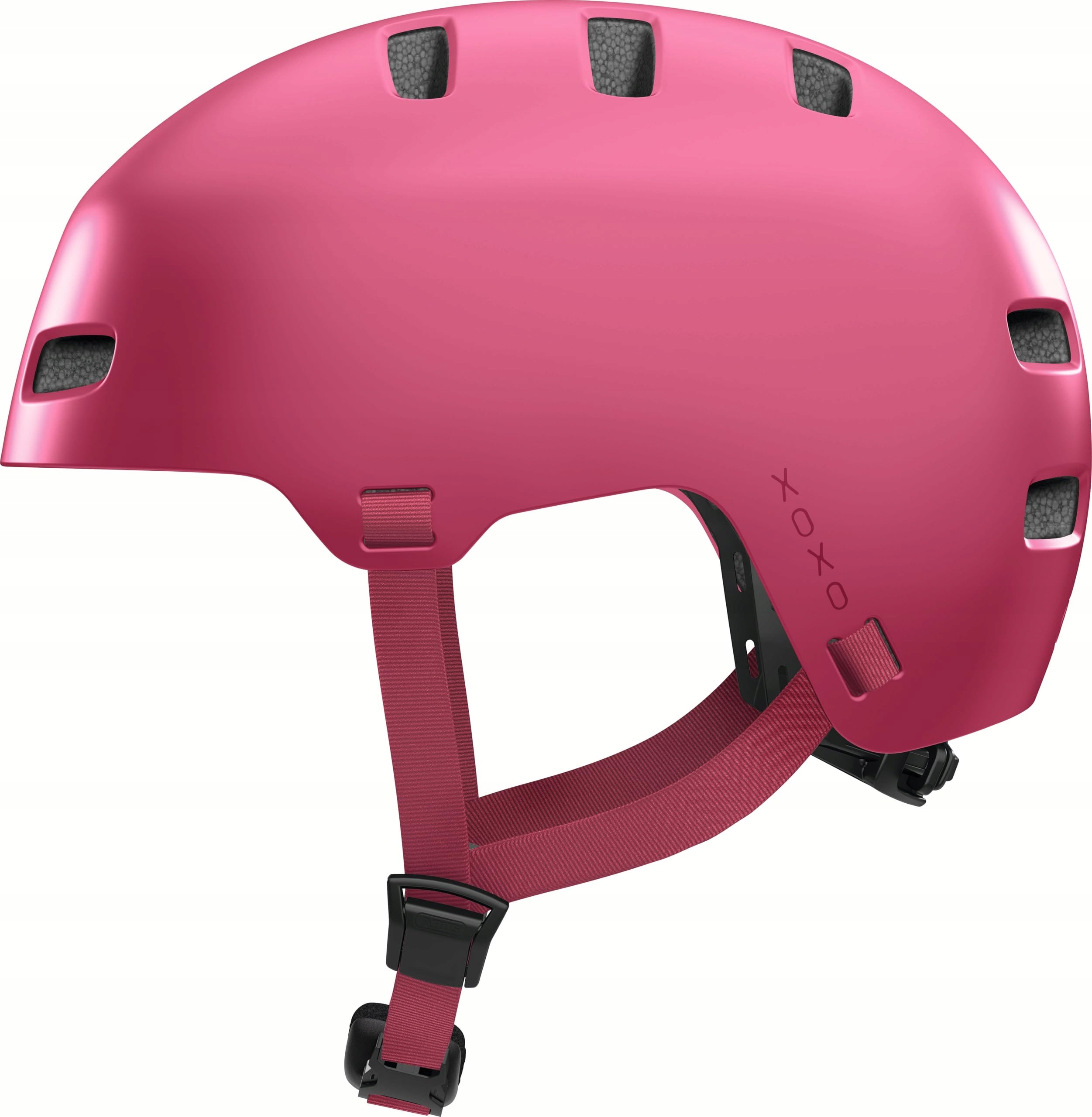 Abus Xoxo kask rowerowy miejski czerwony L 57-61 cm