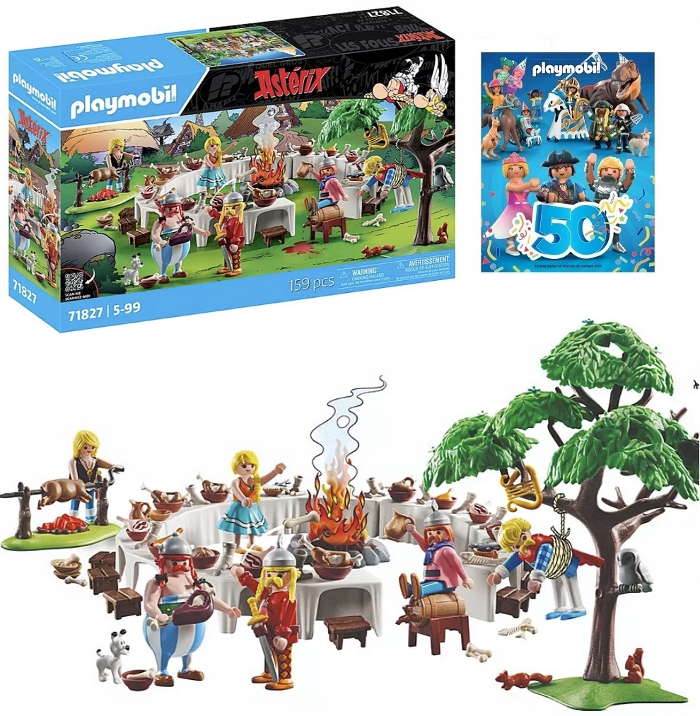 PLAYMOBIL 71827 Asterix: Wiejska biesiada