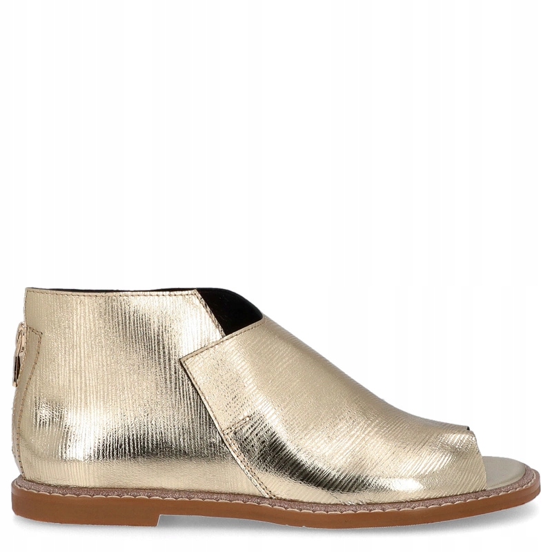 Zabudované sandály z kůže Tuffoni 1725003LL Zlaté 38