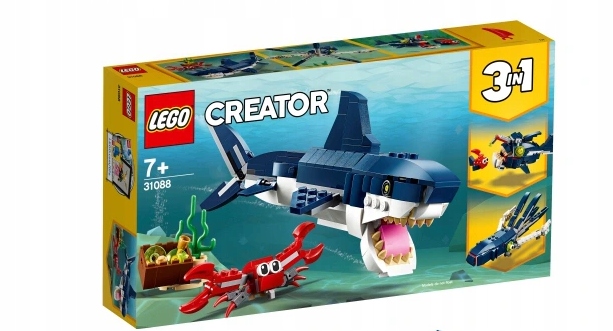 LEGO 31088 CREATOR 3 W 1 MORSKIE STWORZENIA Wiek dziecka 7 lat +