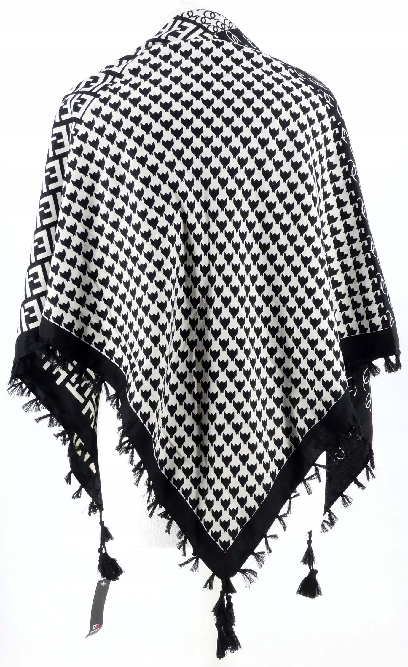 DAMSKA wzorzysta CHUSTA apaszka wzór norweski Płeć kobieta