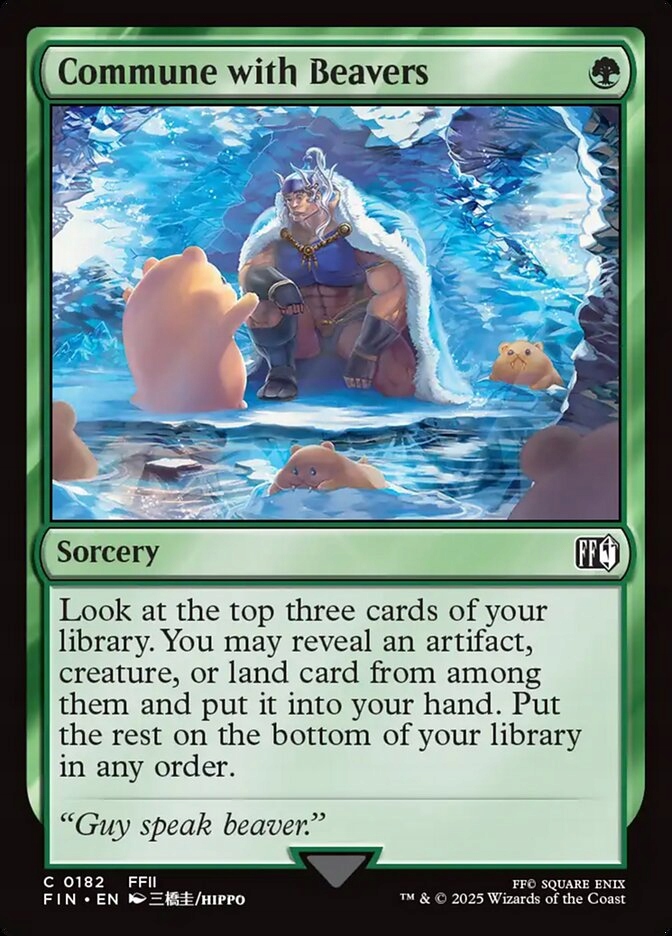 [mtg] Commune with Beavers (fin)