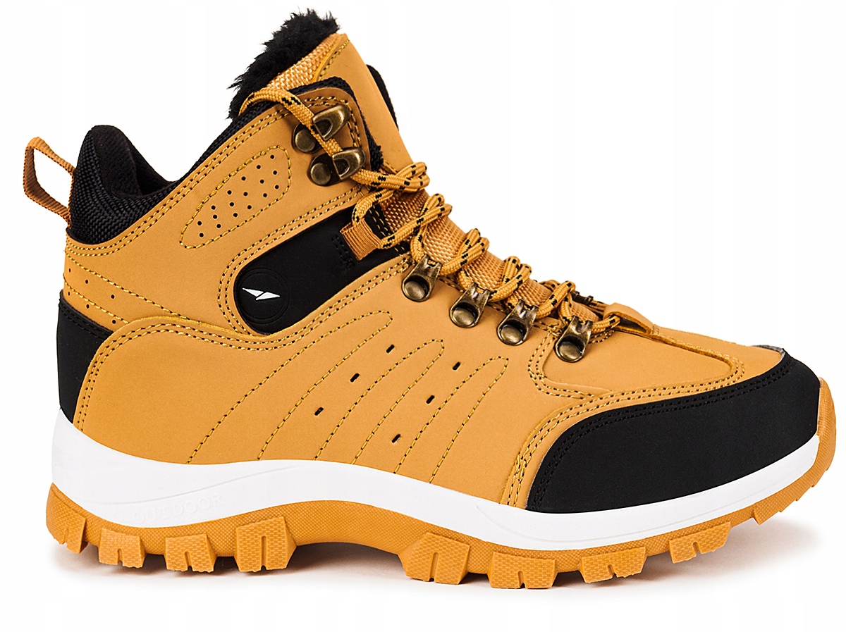 BUTY ZIMOWE SPORTOWE OCIEPLONE HKR Model HKR OCIEPLANE trekingi botki futerko