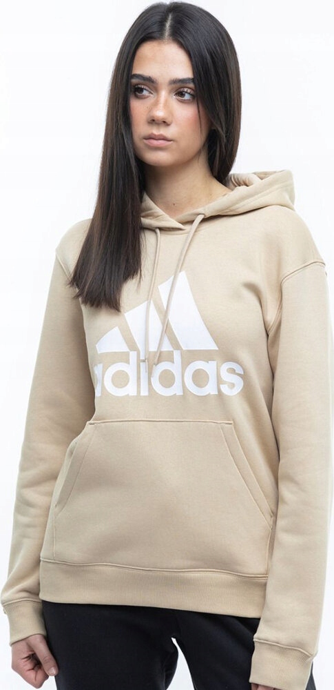 Adidas Mikina Flísová Mikina S Velkým Logem Regular Béžová velikost XL