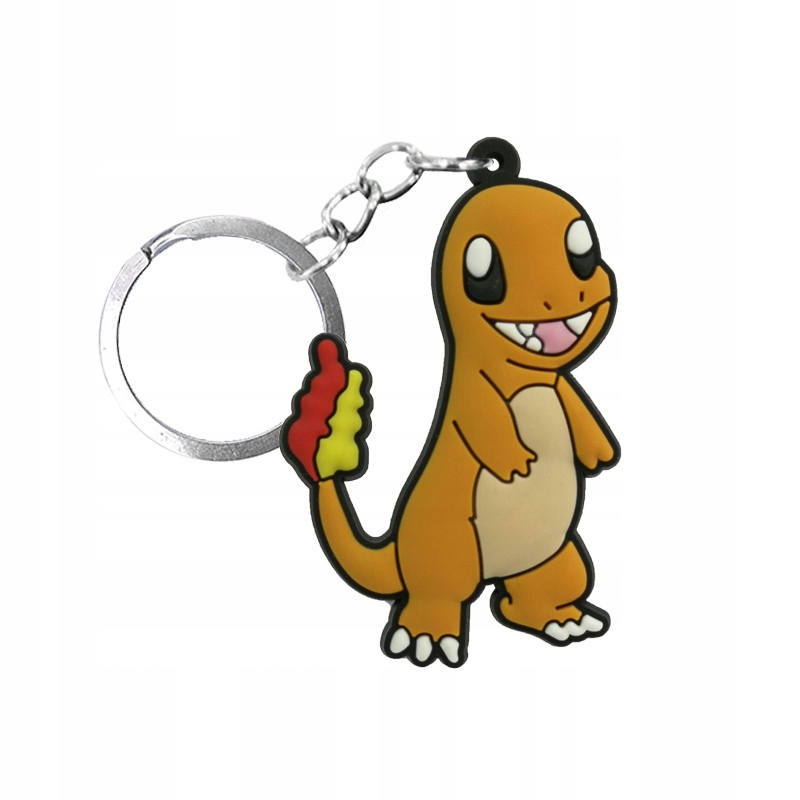 

Brelok gumowy Pokemon Pikachu Ash Charmander