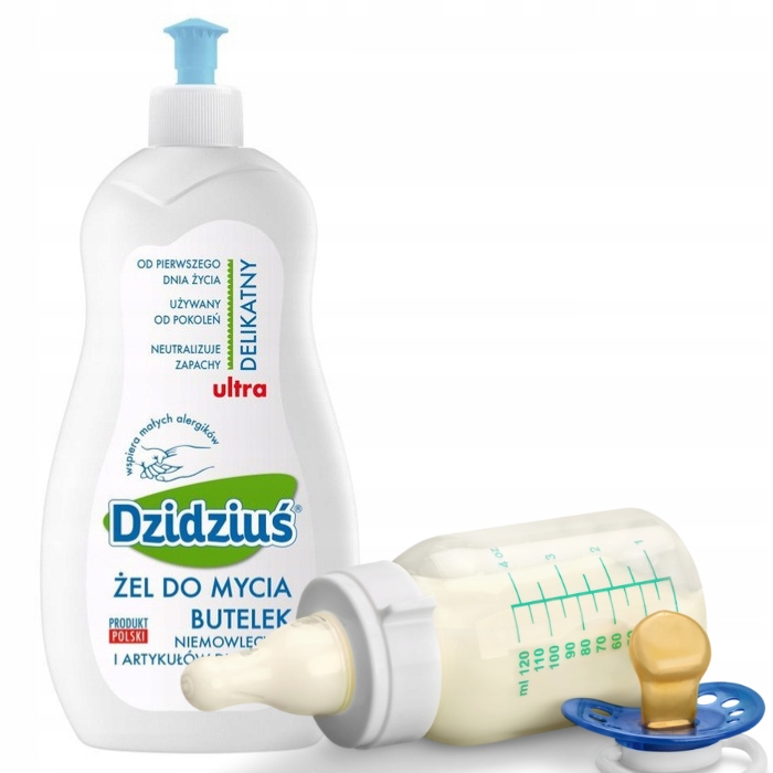 

Żel Do Mycia Butelek,smoczków 500ml Dzidziuś