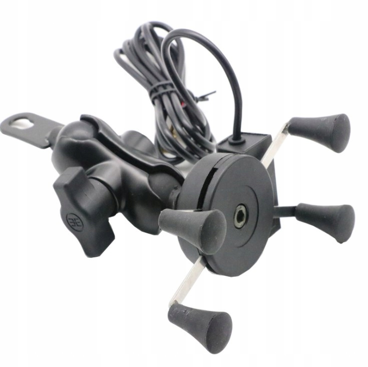 UCHWYT NA TELEFON Z ŁADOWARKA USB MOTOCYKLOWY Numer katalogowy producenta XS-28