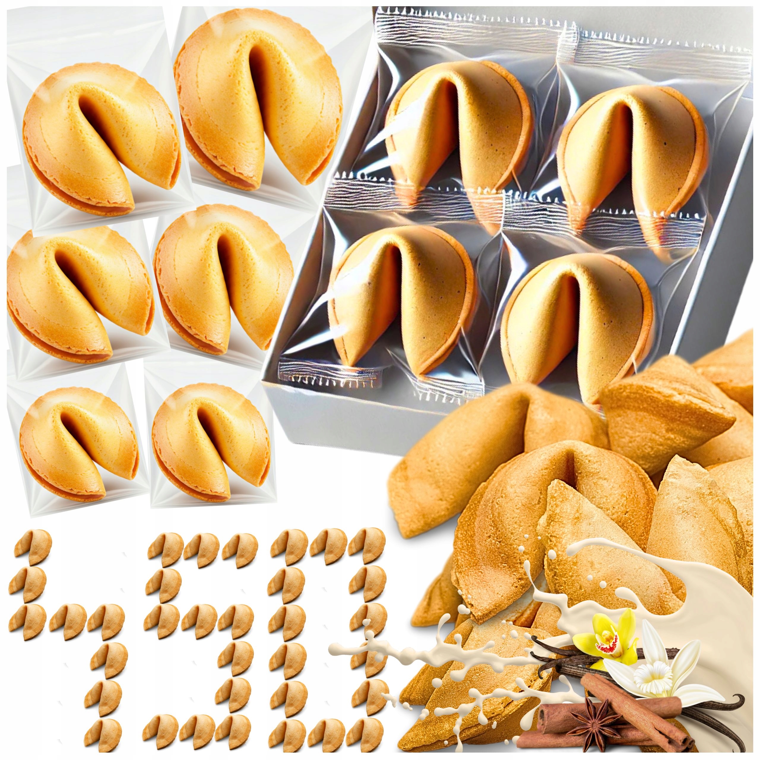 Ciasteczko z Wróżbą Szczęścia na Różne Okazje podziękowanie dla gości x 450