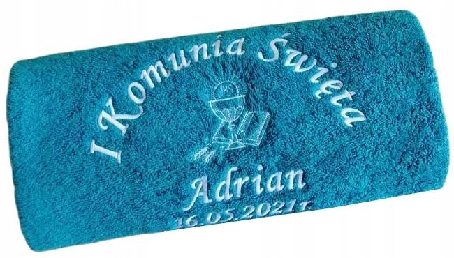 Dárek K Prvnímu Svatému Přijímání pro chlapce Památka Společenského Přijímání ručník s jménem