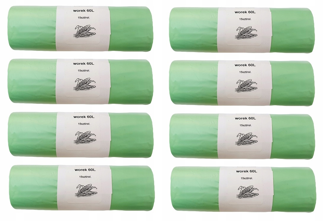 

BIOdegradowalny Worek 60L 100% kompostowalny