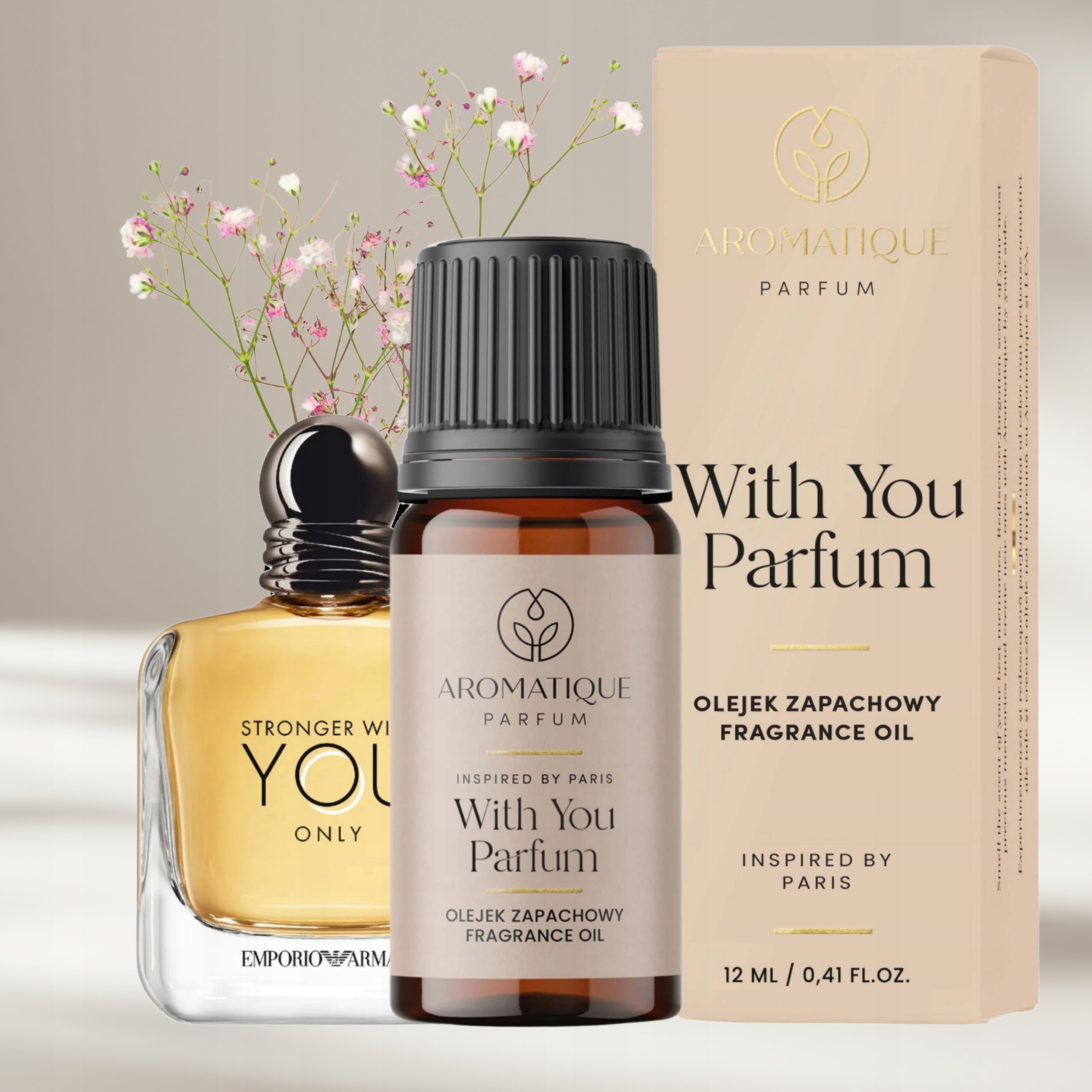 OLEJEK ZAPACHOWY With You Popularne 12ml Giorgio Armani Stronger With You Kod producenta AR 5904917997581