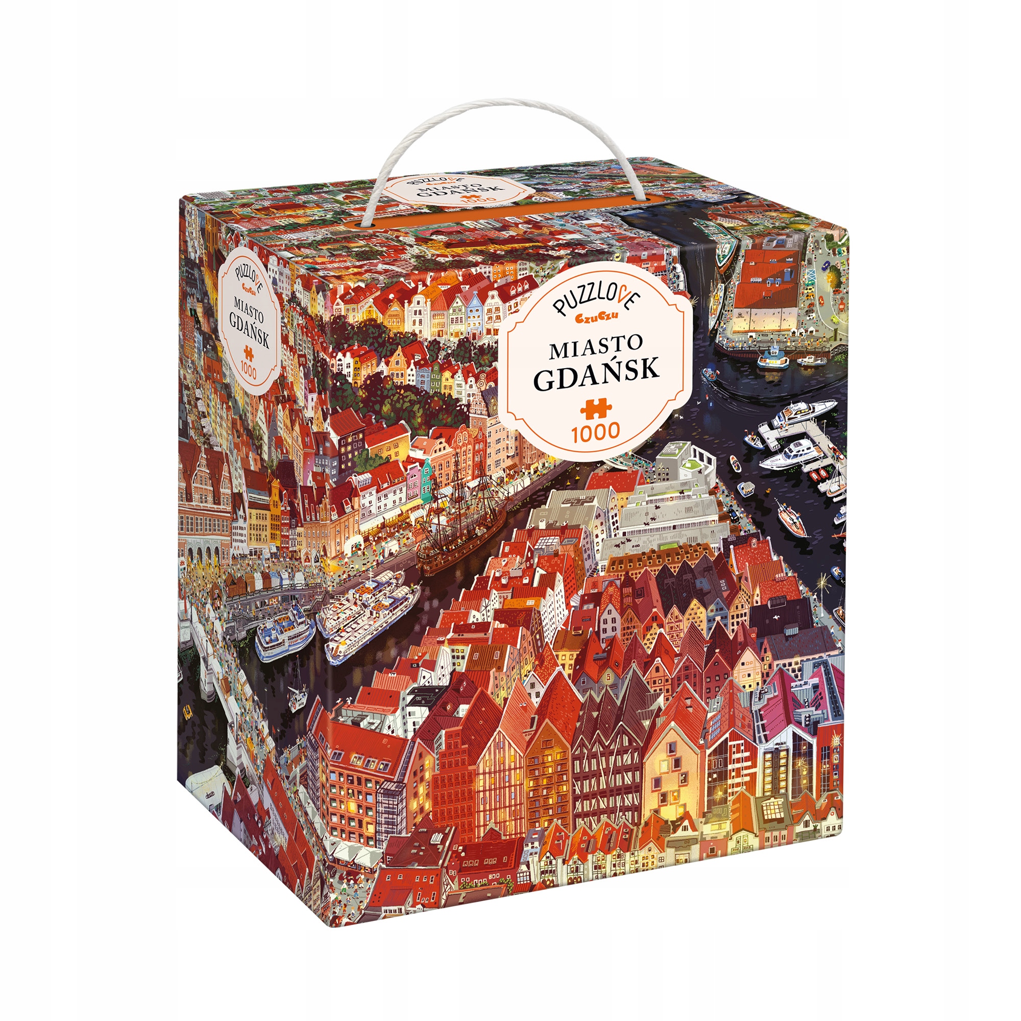 Puzzle Puzzlove 1000 elementów Puzzlove Miasto Gdańsk