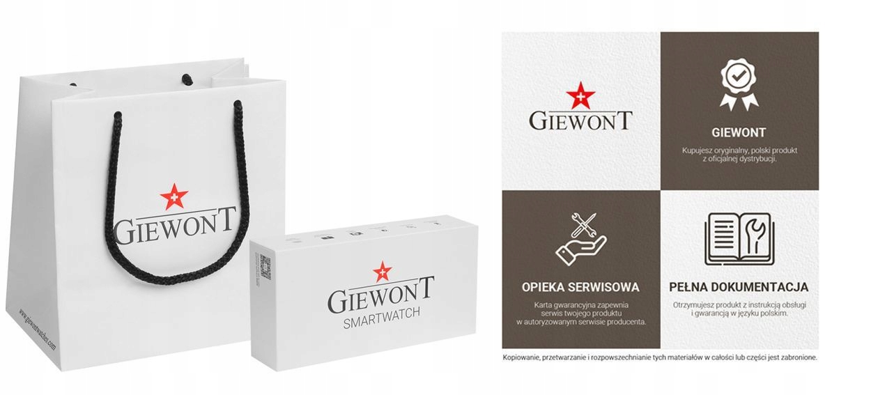 Smartwatch Giewont GW460-1 Czarny GPS Model inny